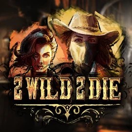 2 Wild 2 Die slot logo by Hacksaw Gaming at Hugo Casino