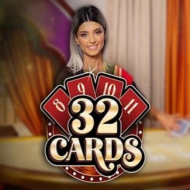 32 Cards slot logo by Ezugi at Hugo Casino