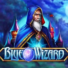 Blue Wizard slot icon by Quickspin, available at Hugo Casino