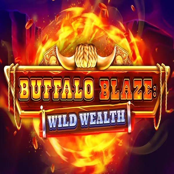 Buffalo Blaze Wild Wealth casino game by OctoPlay – featured logo at Hugo Casino