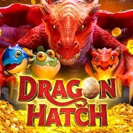 Dragon Hatch casino game by PG Soft – featured logo at Hugo Casino