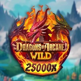 Dragons of Arcane Wild logo – Slots by Foxium at Hugo Casino