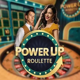 Live Casino logo of PowerUP Roulette from Pragmatic Play at Hugo Casino