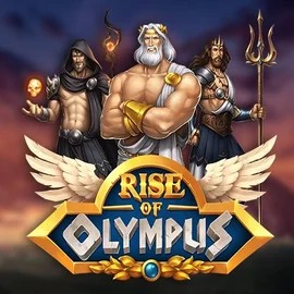 Official Slots logo: Rise of Olympus by Play'n GO at Hugo Casino