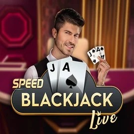 Official Live Casino logo: Speed Blackjack by Pragmatic Play at Hugo Casino