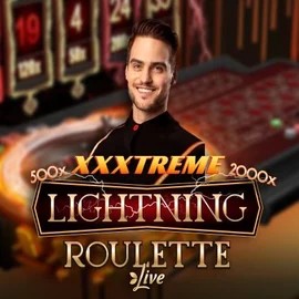 XXXtreme Lightning Roulette logo by Evolution Hugo Casino